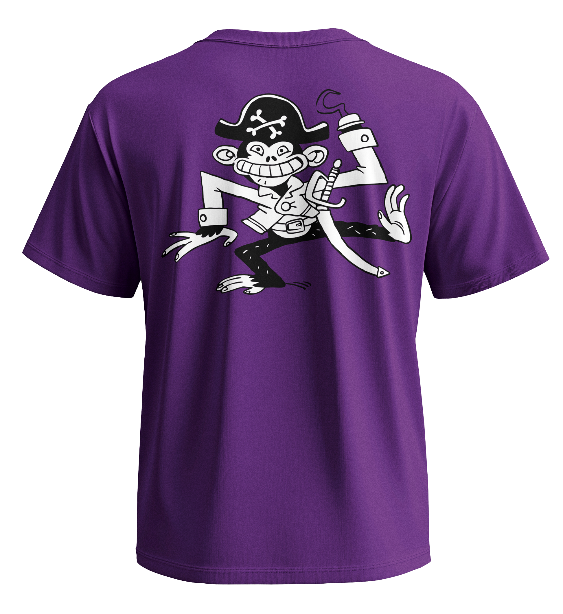 Inselaffen Shirt "Wohlstand für Aale" - Lila